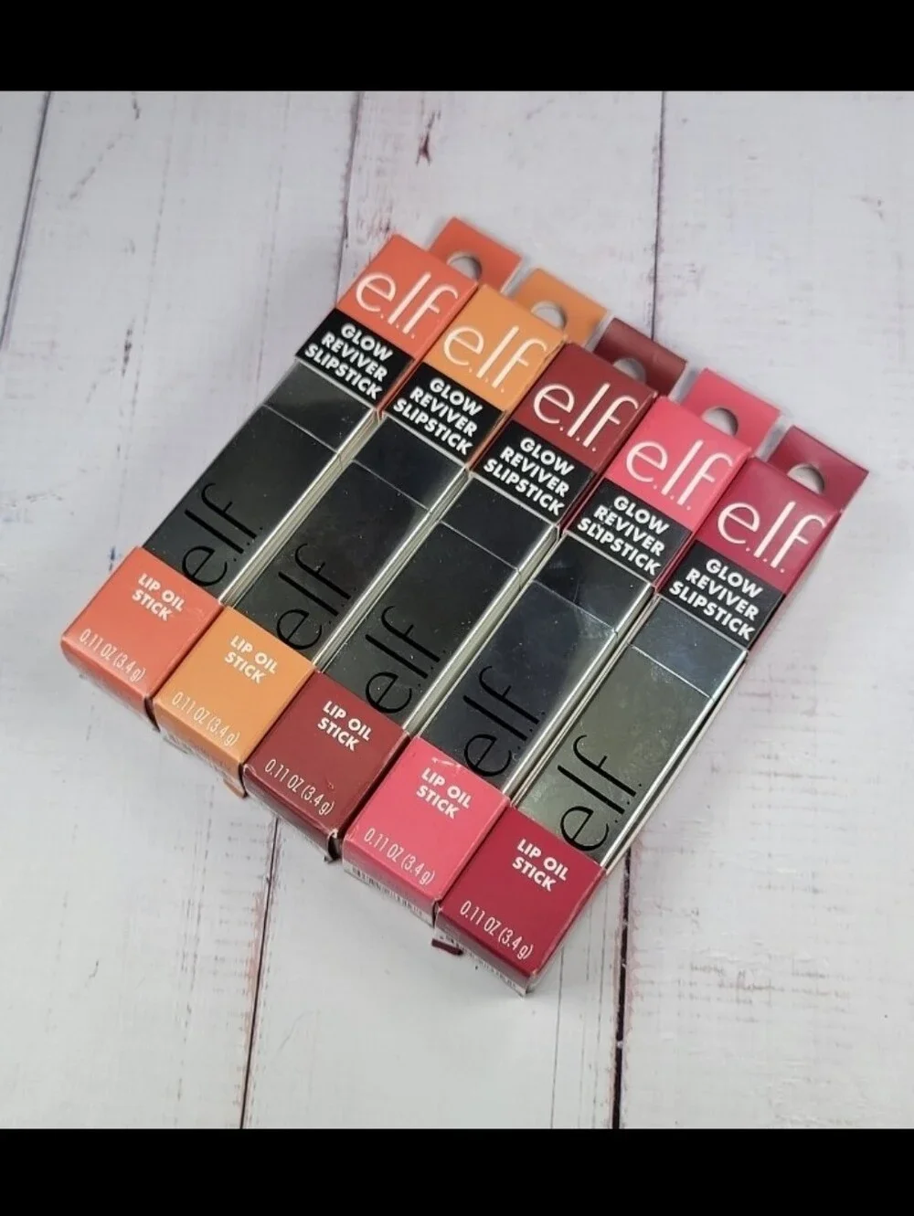 Elf Glow Reviver Slipstick Lip Oil Stick Bundle NEW!